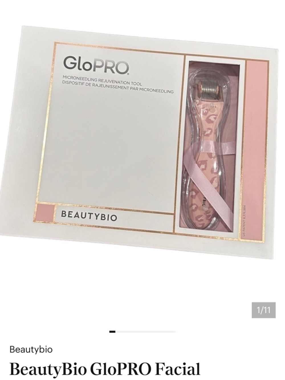 BeautyBio GloPRO Microneedling Tool set nwt